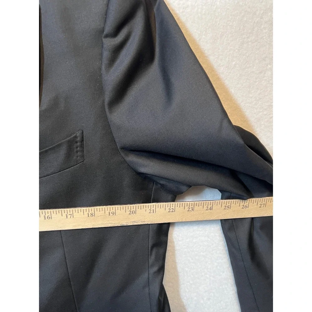 Suitsupply Black Tuxedo Blazer US 48 EU 58 110's wool‎ Verona